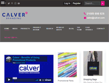 Tablet Screenshot of calver.com